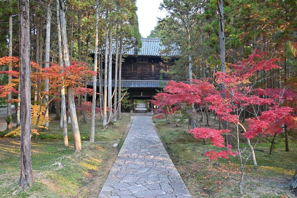 Sogen-Ji Temple During Autumn Season