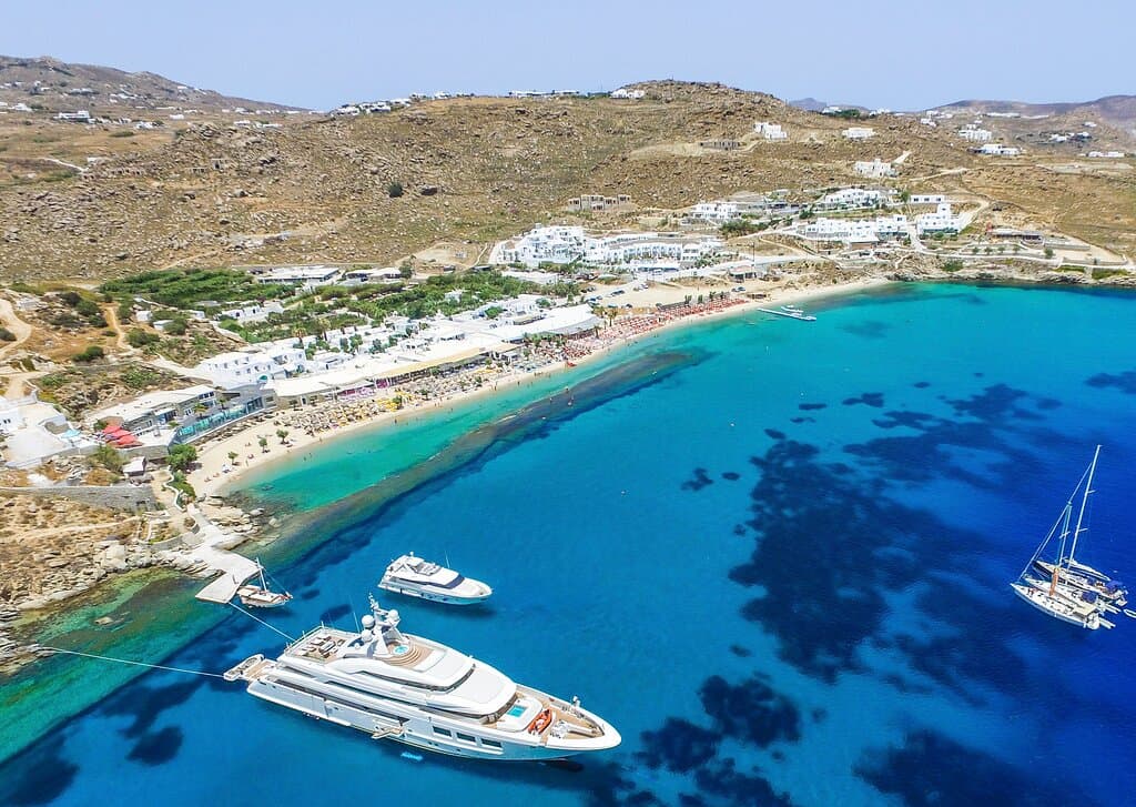 Aerial View of Paradise Beach
