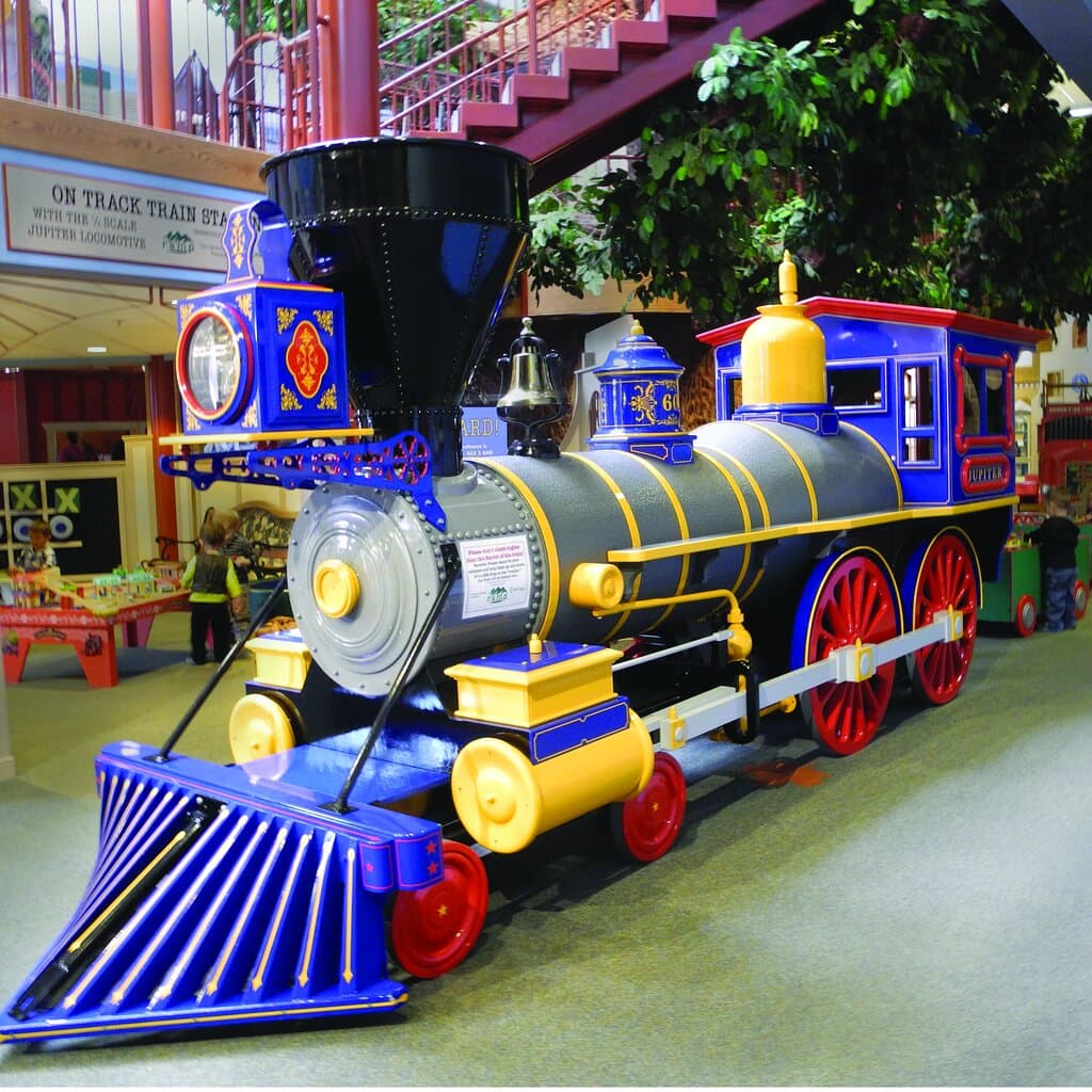 Treehouse's own Jupiter locomotive.