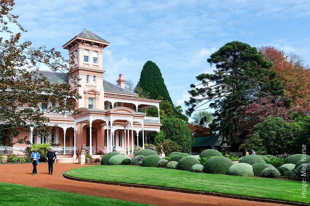As you venture up the driveway, the grand Victorian Italianate homestead appears from a towering arboretum of magnificent trees, some very rare and unique.