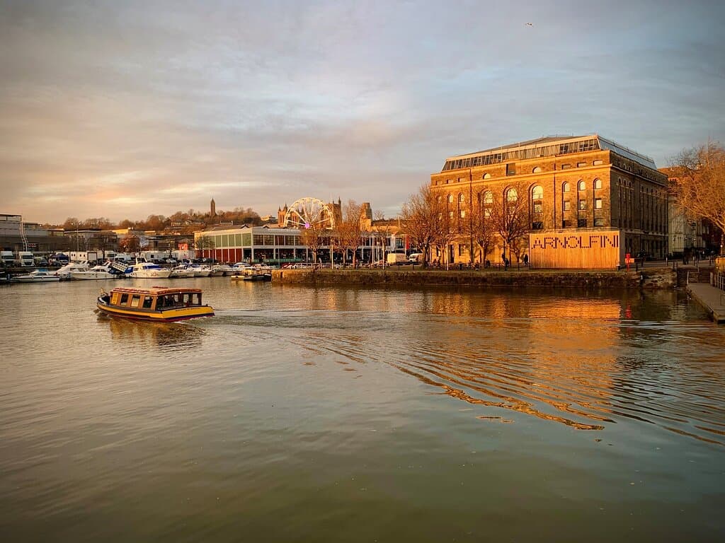 Arnolfini at the heart of Bristol's harbourside. image by Hannah Atkinson