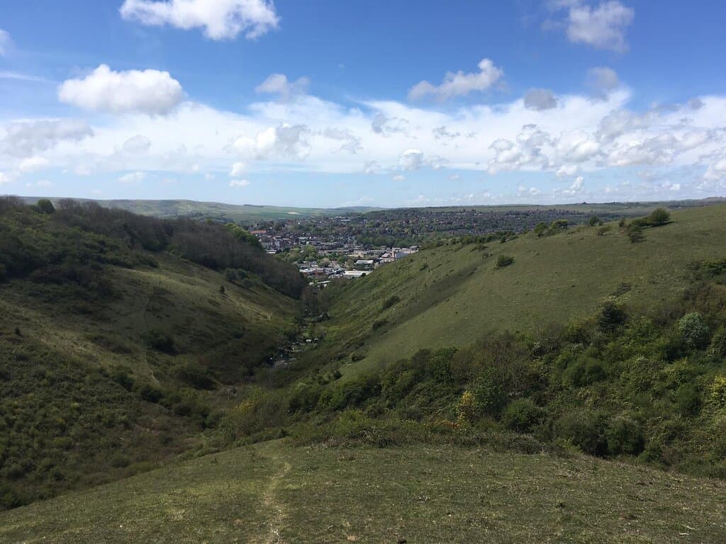 Beautiful nature reserve. Great views, butterflies and wild flowers