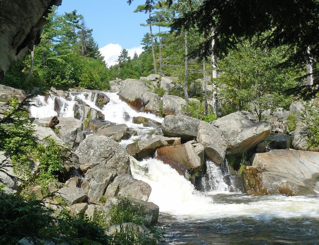Lower level of Jackson Falls, Jackson, NH
