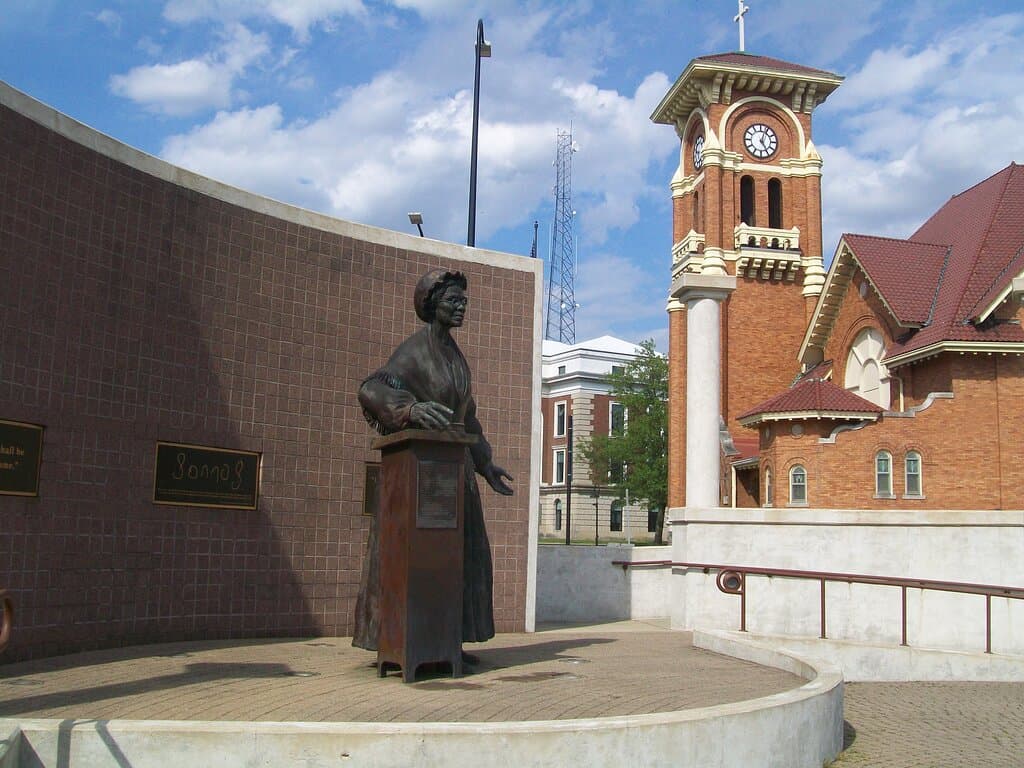 Sojourner Truth monument in Battle Creek, MI