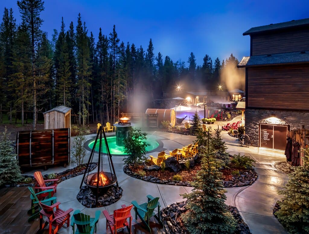 Overview of Kananaskis Nordic Spa
