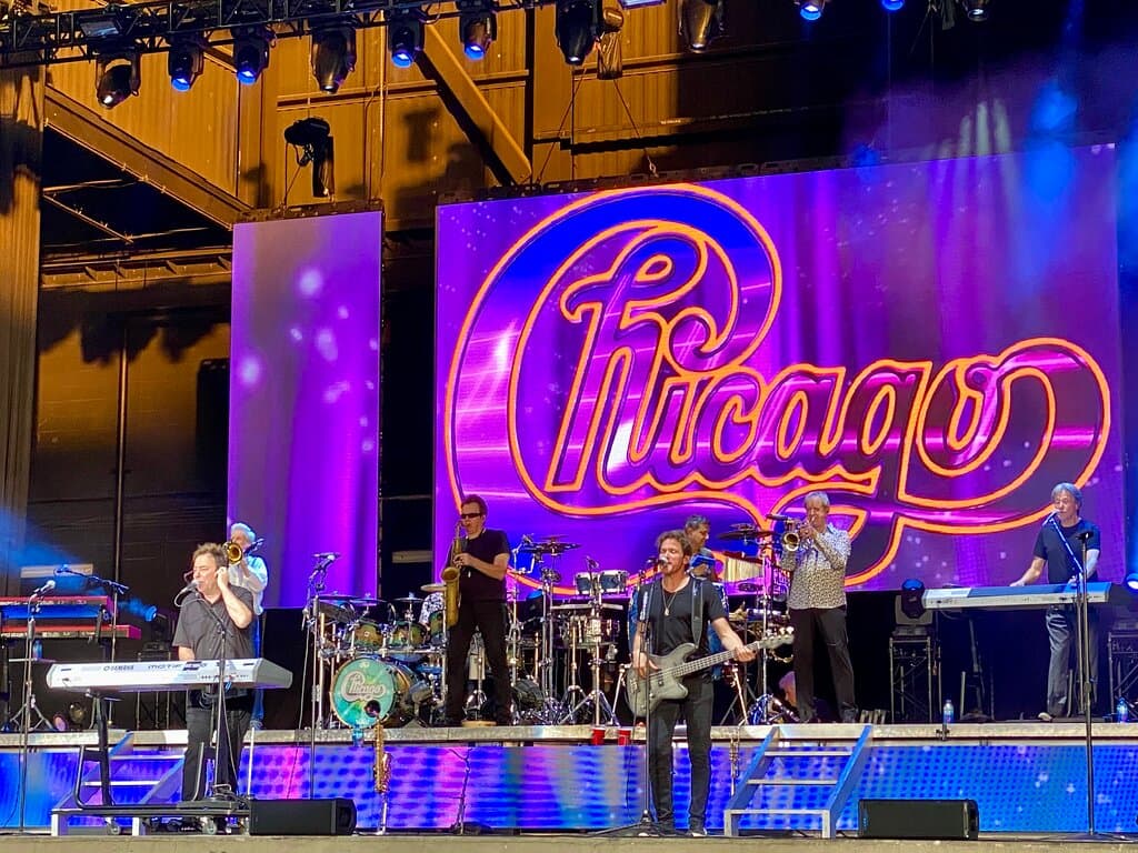 Walmart AMP. Rogers, AR. Chicago in concert (Jun 25, 2021). Photo by Christian Ardito.