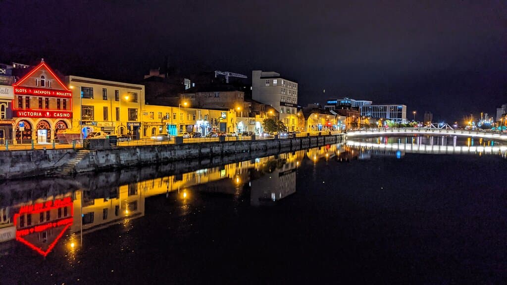 Patrick's Quay on the North side of the River Lee in The Victorian Quarter of Cork  City. 