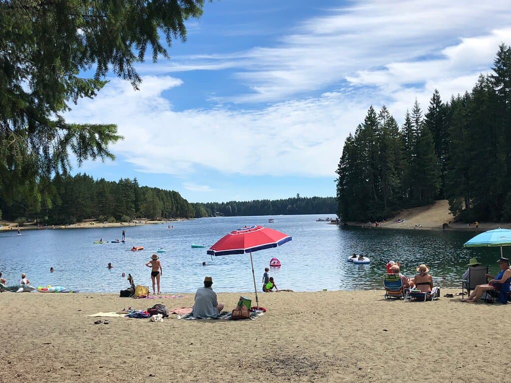 McIvor Lake is a great place to spend an afternoon with the kids. 