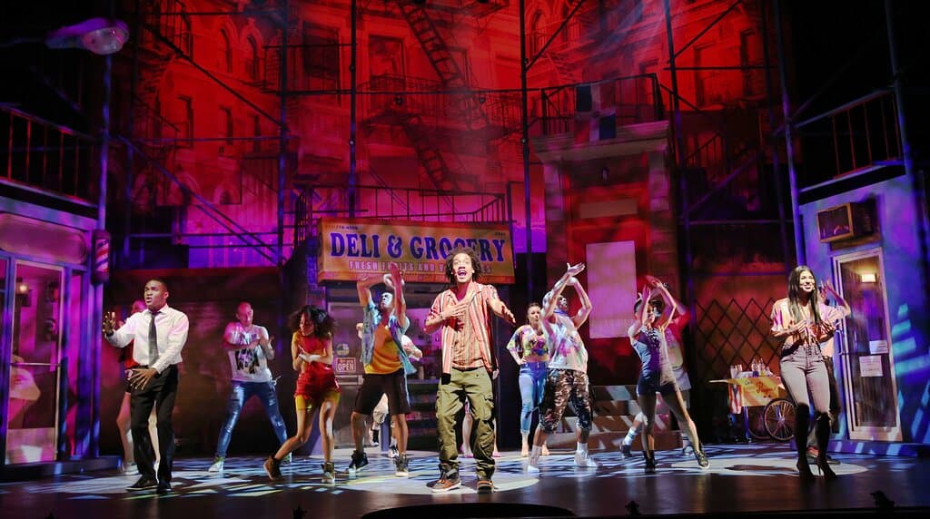 The cast of IN THE HEIGHTS, 2019. Photo by Carol Rosegg.