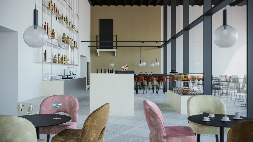 Golden Loggia Koper interiors