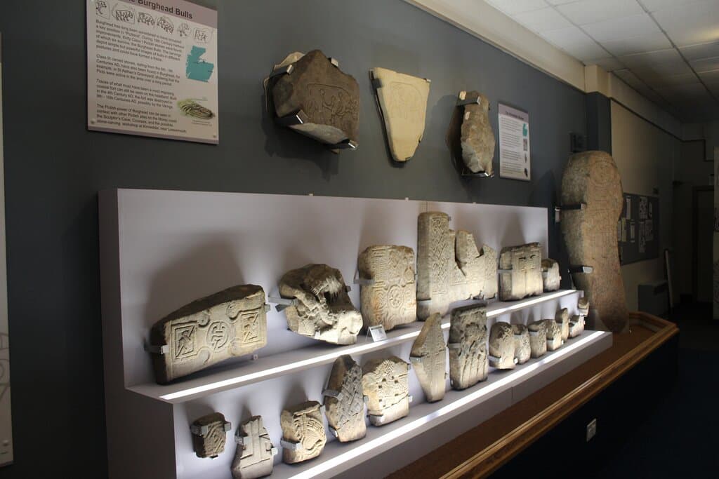 Elgin Museum is home to the largest collection of carved Pictish stones in Moray