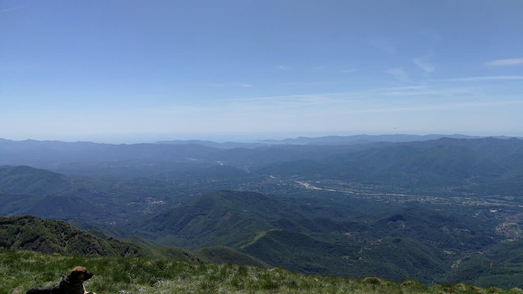 dalla vetta del marmagna