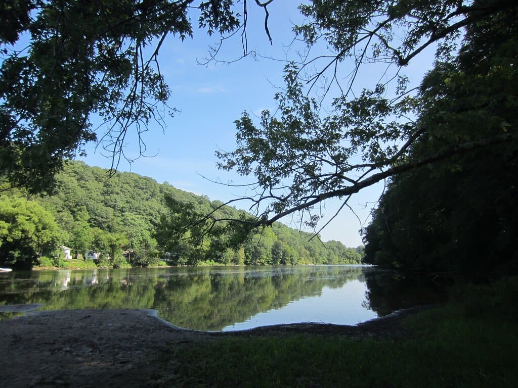 The Esopus from one of the trails.