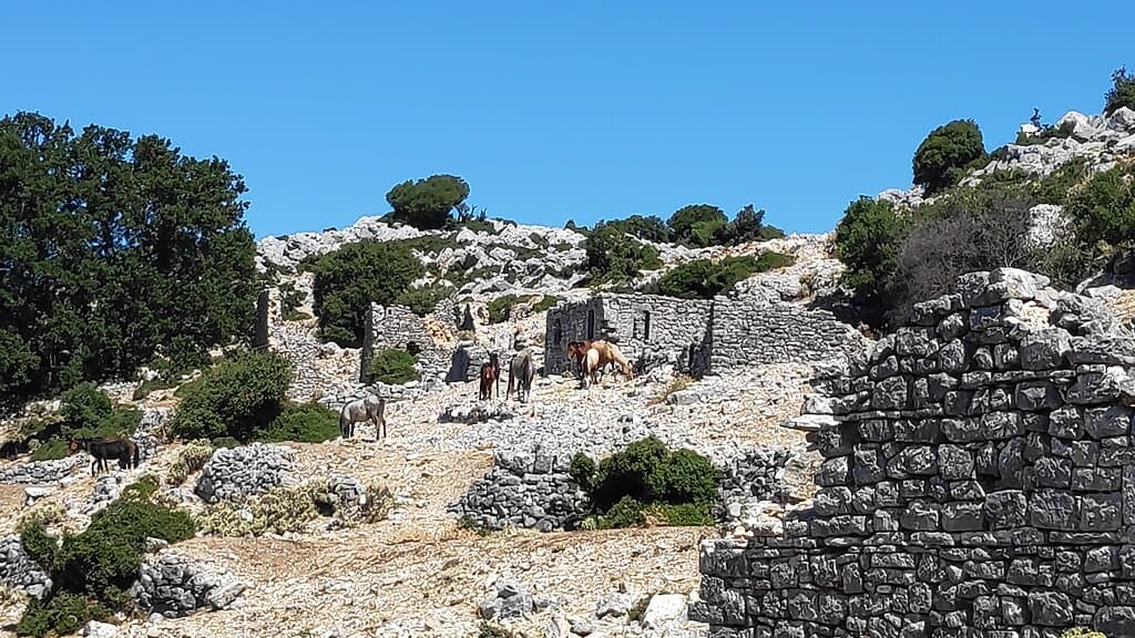 Old Traditional Settlement of Vrachonas. About 10 klm from Sivota...