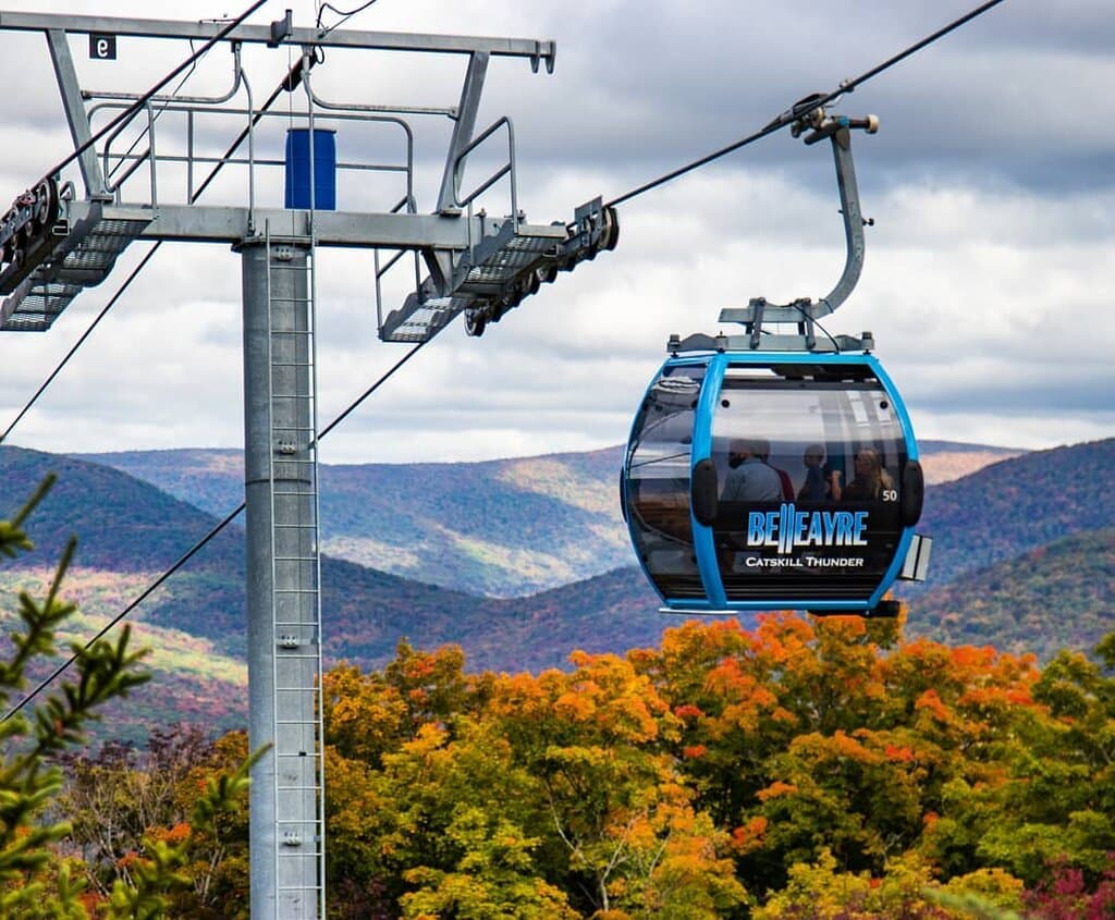 Scenic rides on the Catskill Thunder Gondola