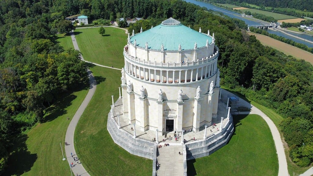 Befreiungshalle from the air