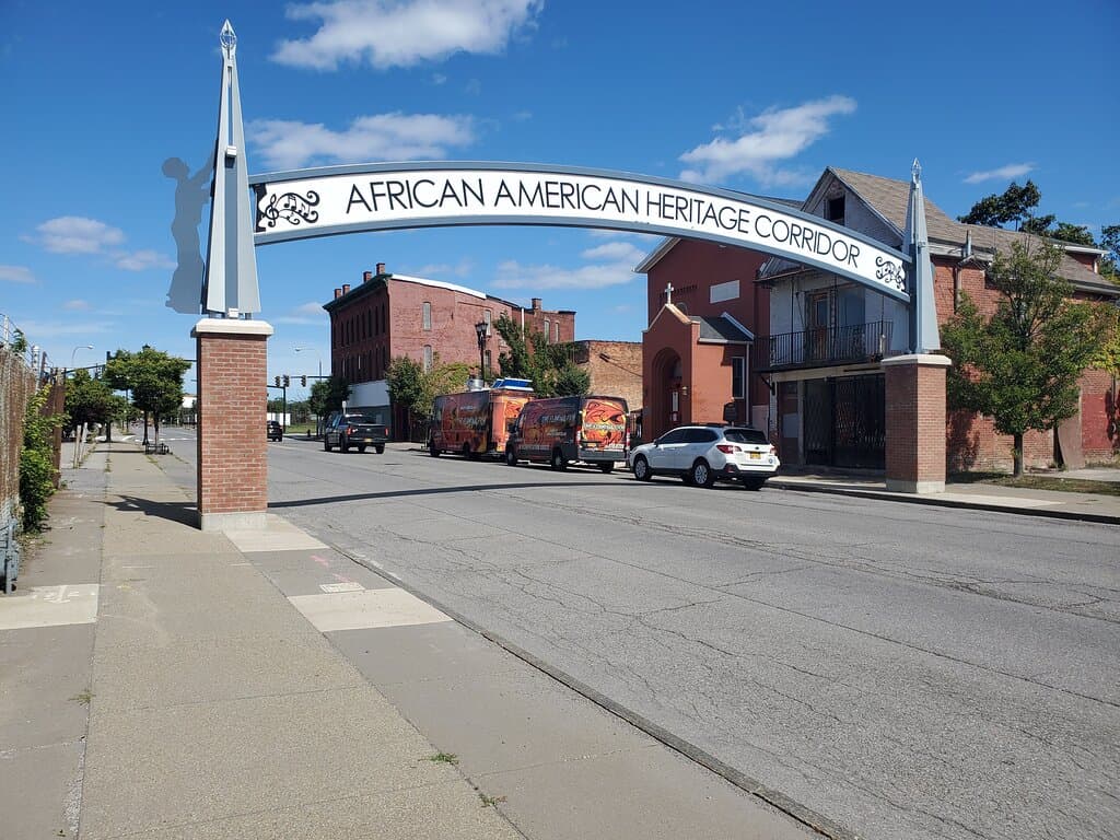 The African American Heritage Corridor Archway