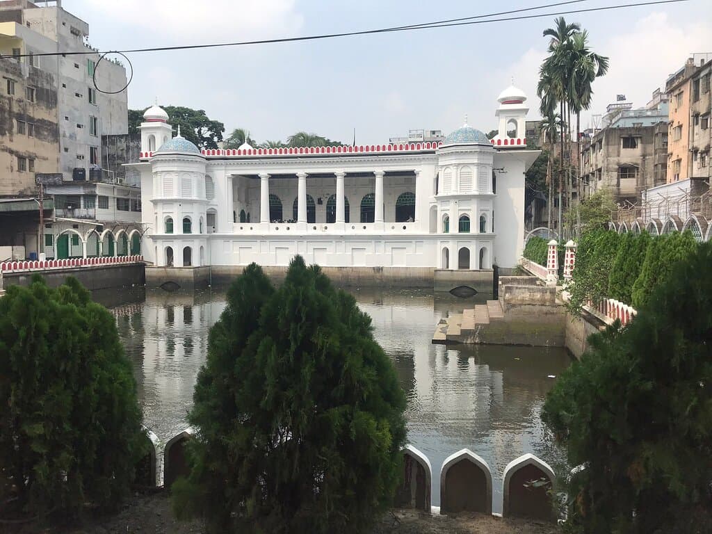 Landscape of Imam bara the sacred place of Shia Muslim in Bangladesh