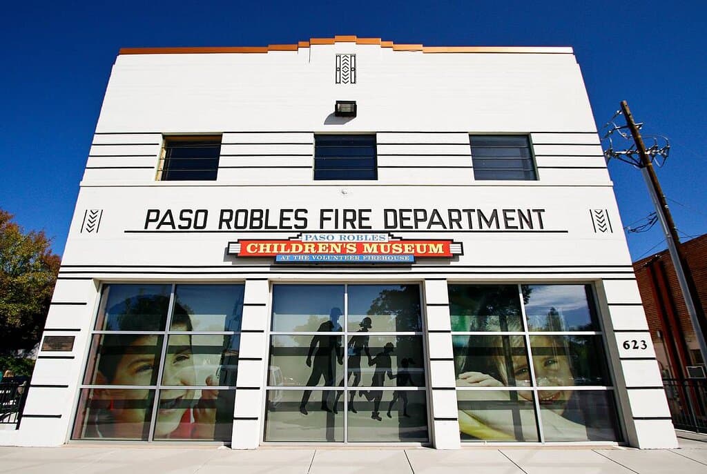 Our children's museum is located in the original Paso Robles volunteer firehouse. 