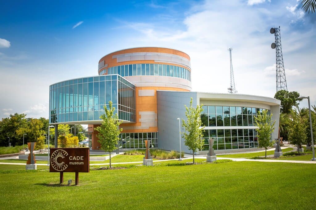 The Cade Museum for Creativity and Invention is located in Downtown Gainesville in the scenic Depot Park.