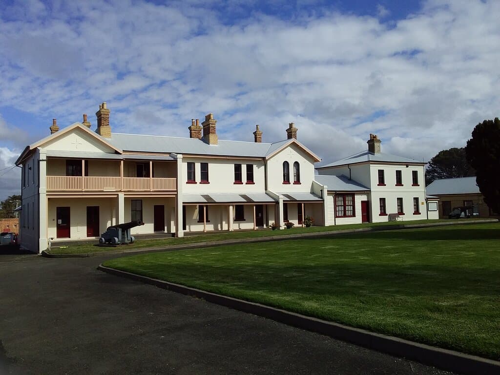 Queenscliff Fort freshly painted and ready for visitors to visit in 2022