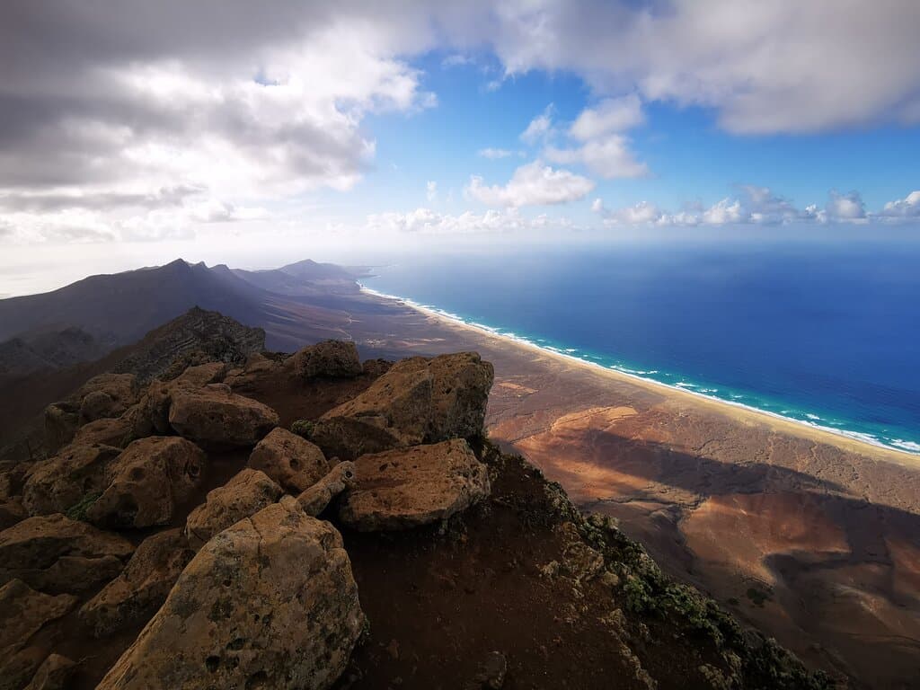 Point de vue final lorsque la vue s'est dégagée 