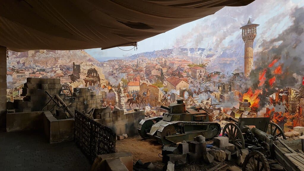 Gaziantep'in işgalden kurtuluş mücadelesinin mizansen edildiği üç boyutlu harika görseller...