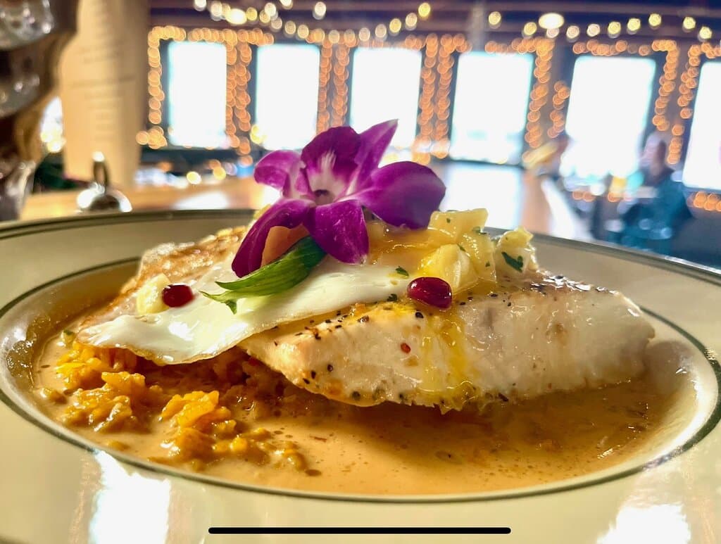 Loco Moco with Halibut