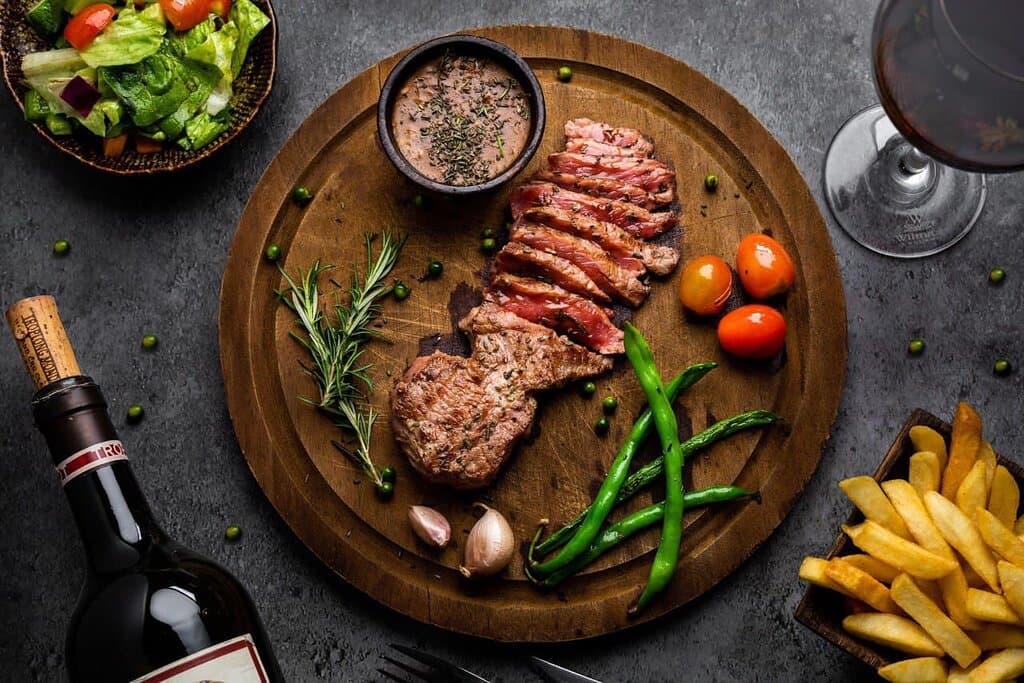 Khmer Steak with green pepper