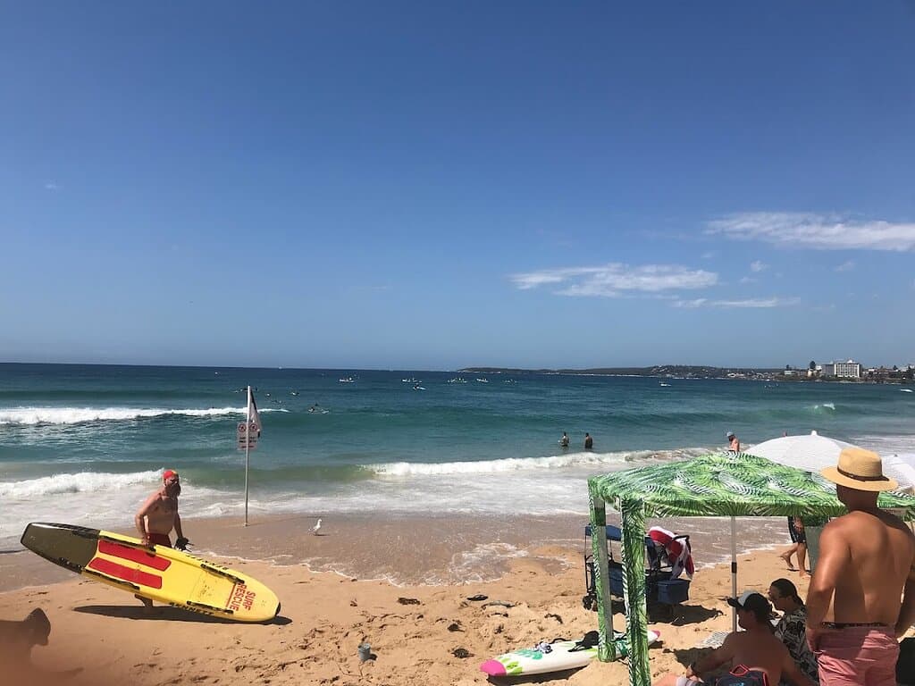 Surf Boats Racing in the Bay