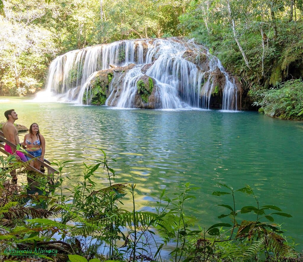 Natureza preservada na Estância Mimosa.