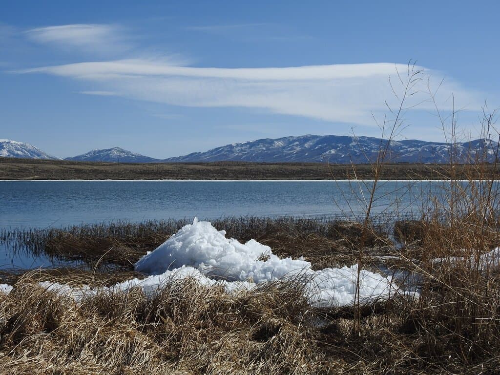 Saratoga Lake in March 2022