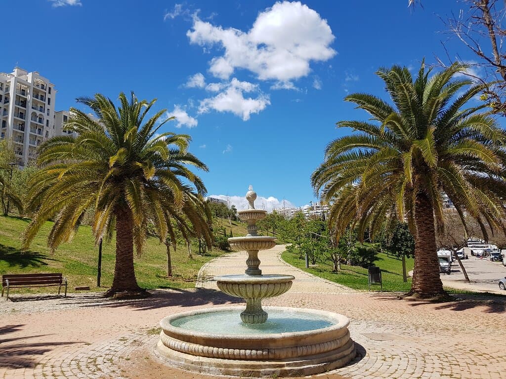 Lovely park next to the Wednesday market