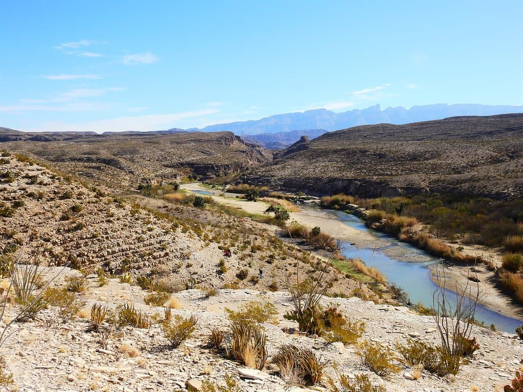 View of the Rio Grande along the Hot Springs Trail