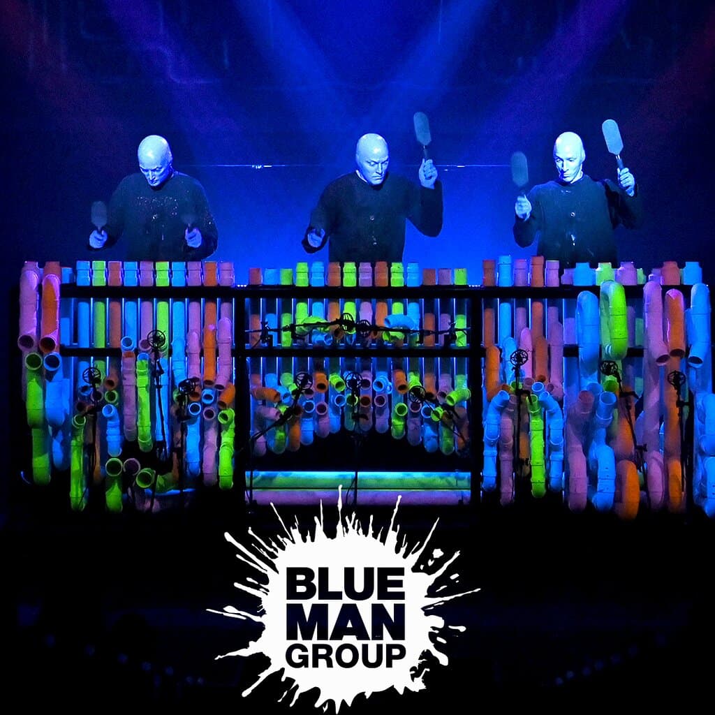 Blue Man Group at the Luxor, Las Vegas