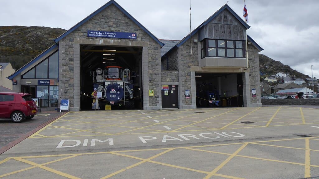 Barmouth RNLI lifeboat station.