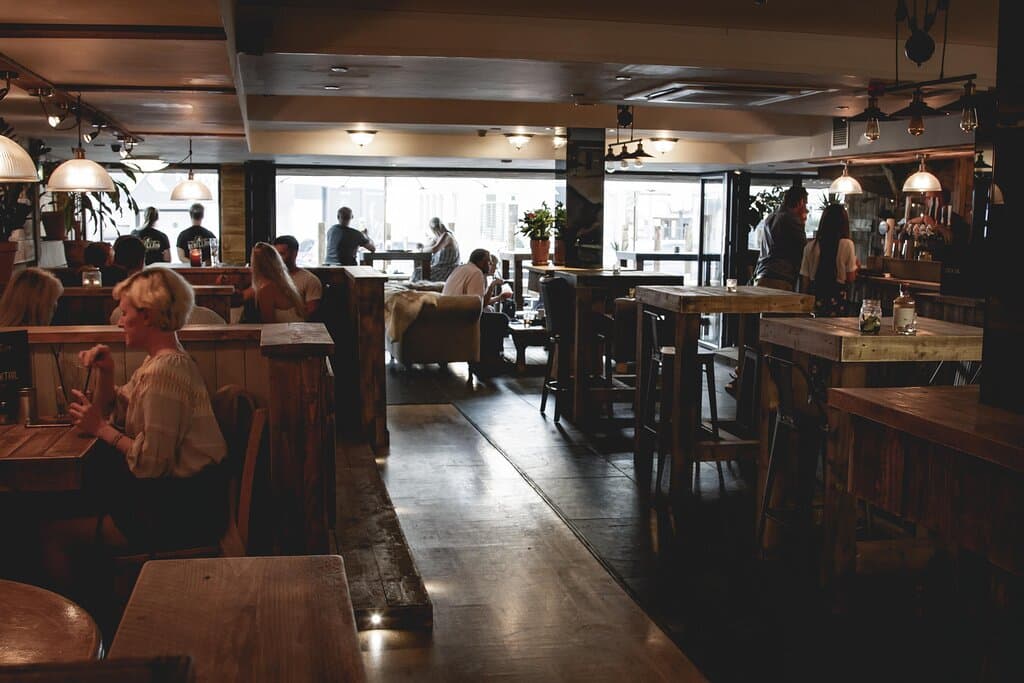 Our bar & restaurant floor