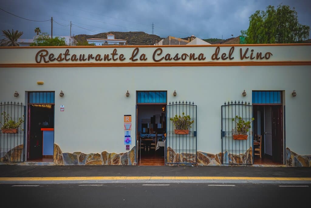 Fachada del restaurante.
