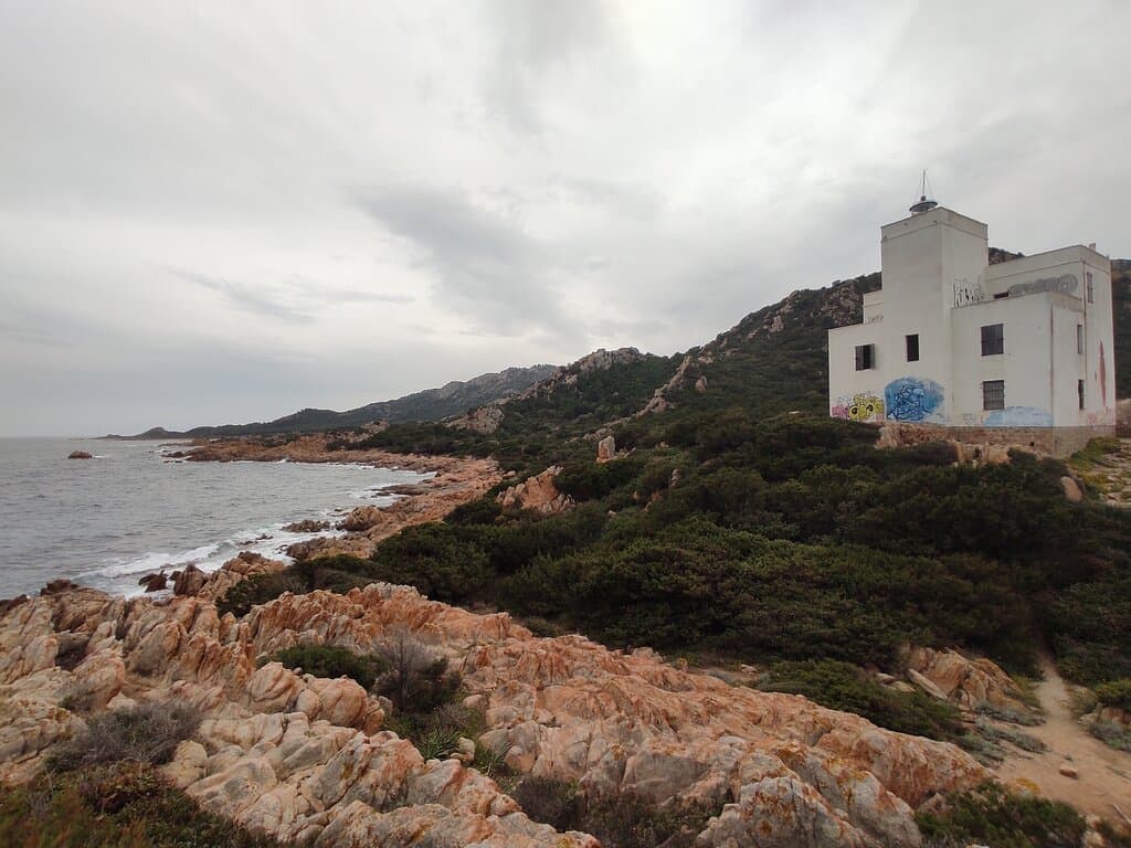 Capo Comino Dunes and Lighthouse