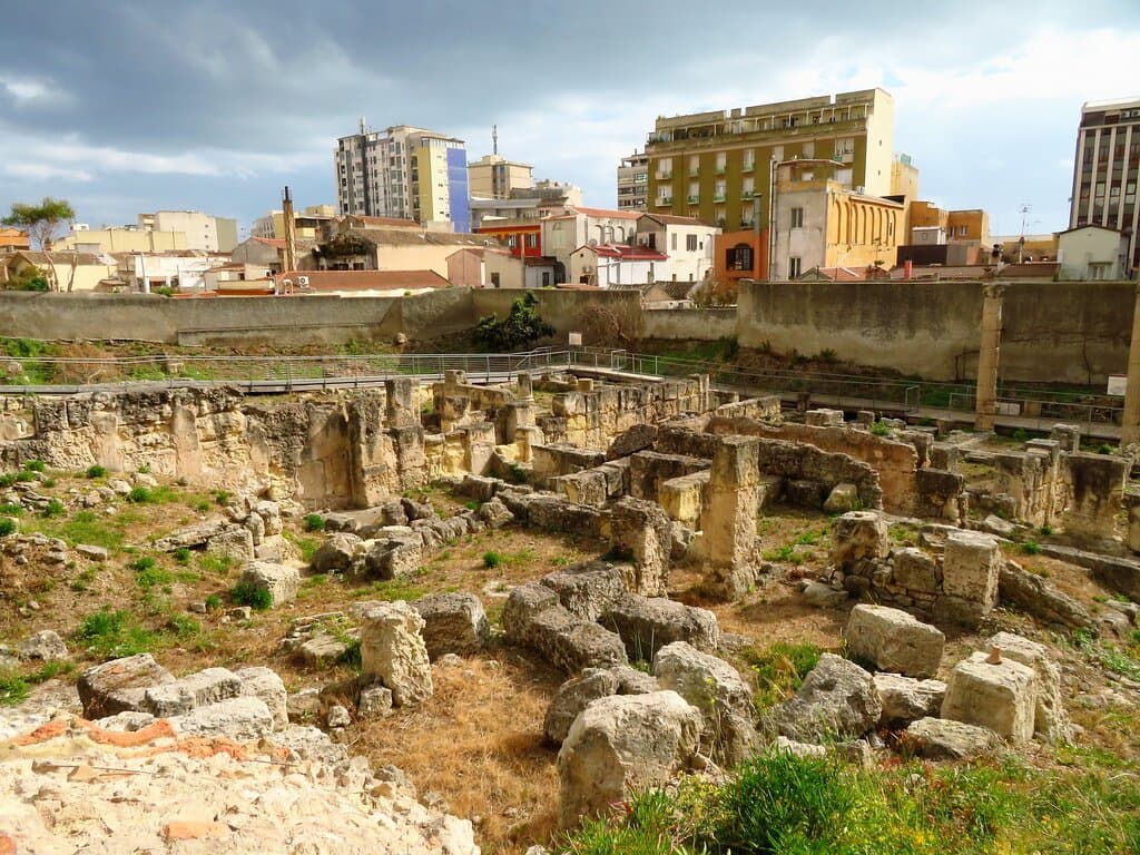 Scorcio dell'area archeologica