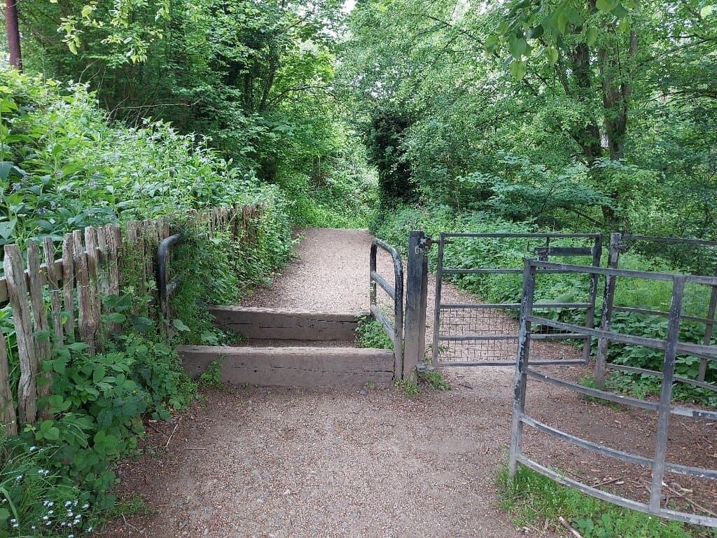 Some history along this 2.5 mile walk.