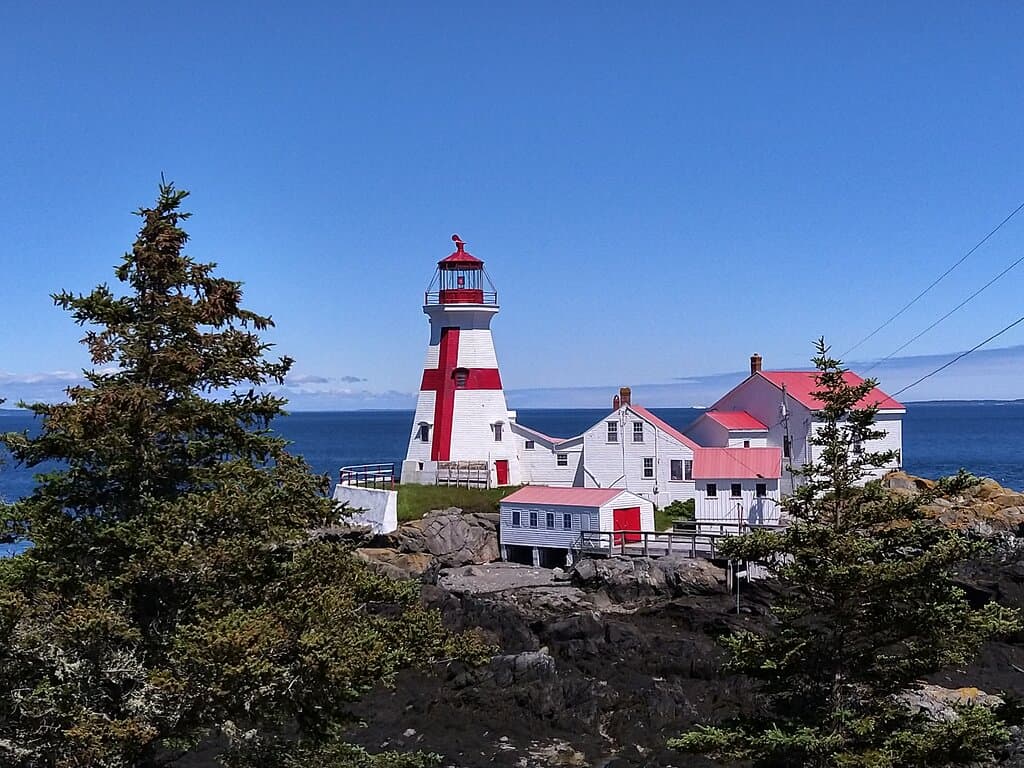 Head Harbour Lightstation - check tide times if you plan to cross