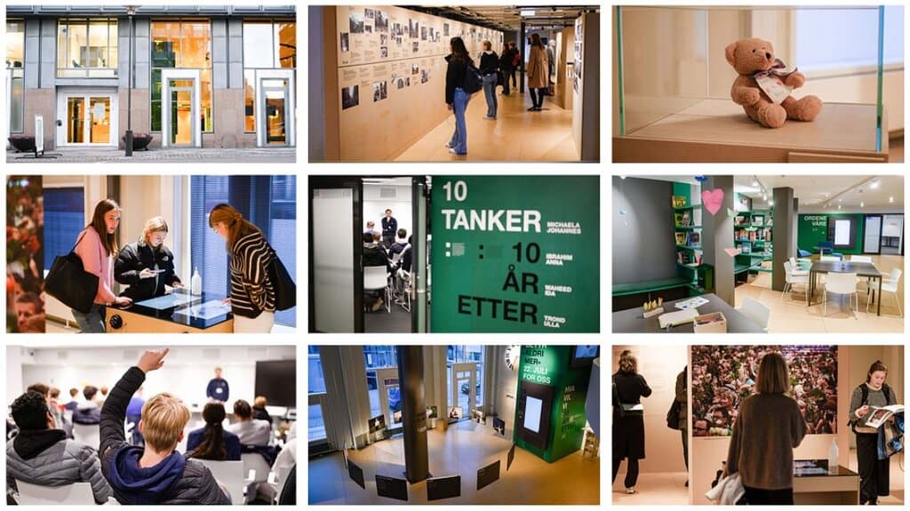 Aktiviteter i 22. juli-senteret 