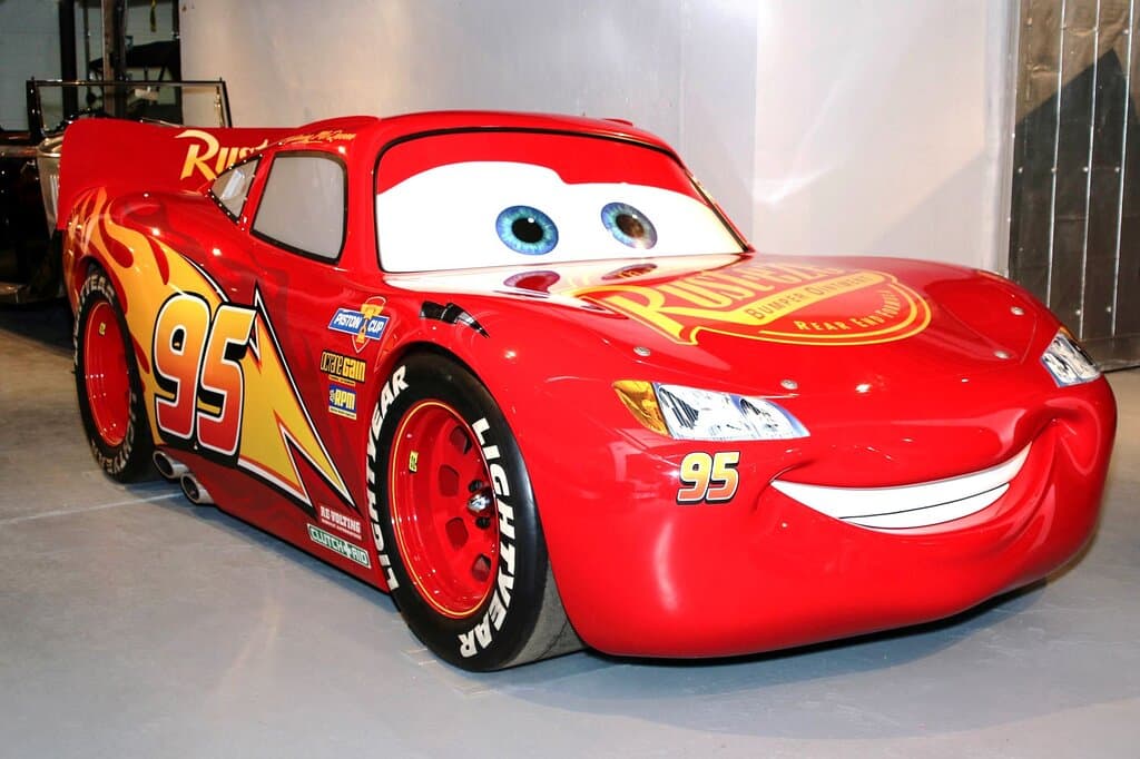 Lightning McQueen at the Canadian Automotive Museum.