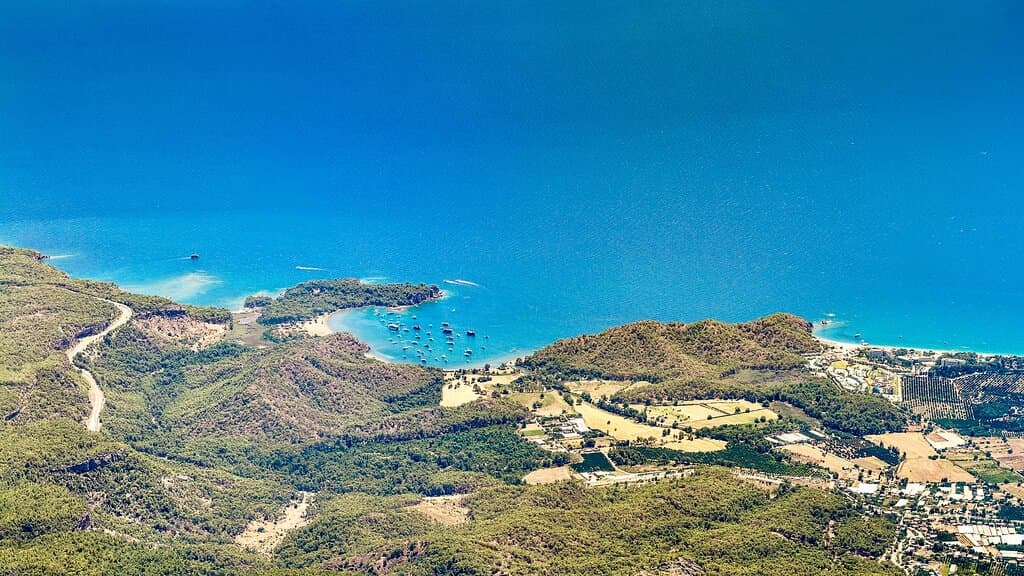 Панорама с горы Олимп 2365м