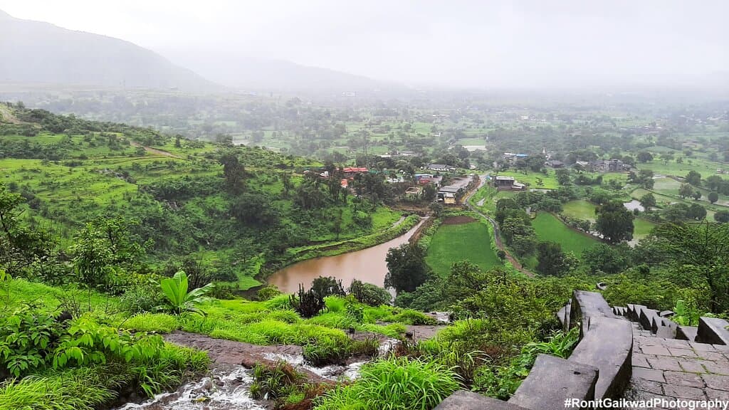 View from Bedse Caves Staircase