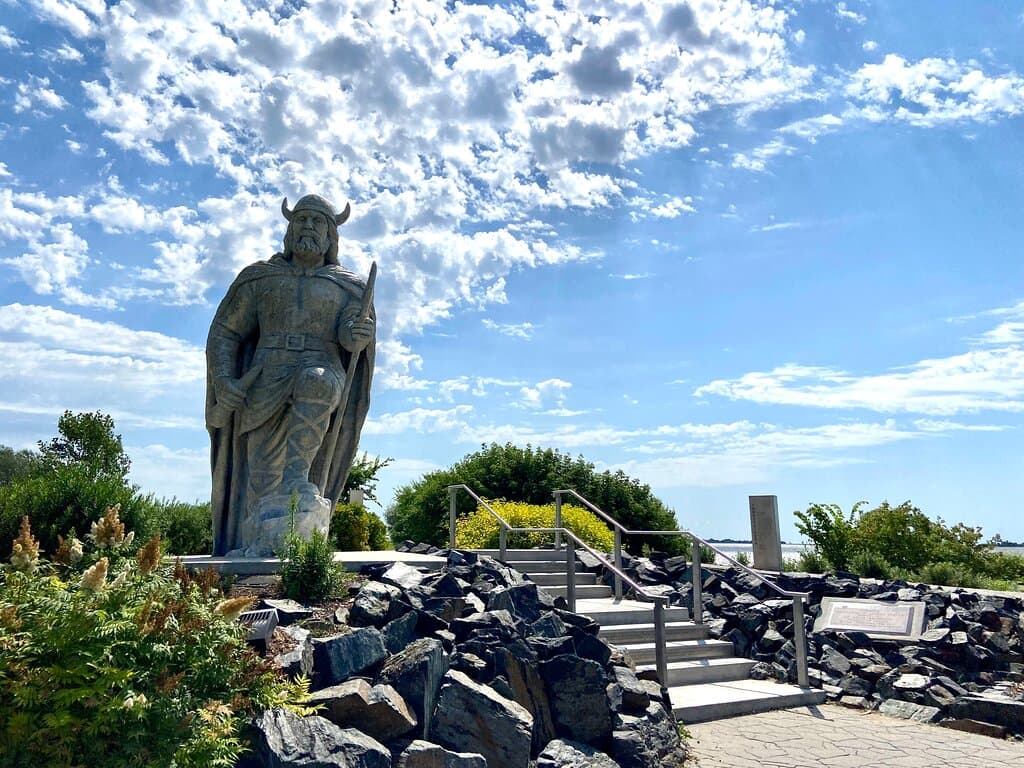Viking statue