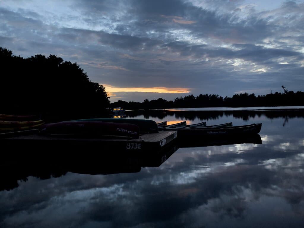 Sunset overlooking Salhouse Broad