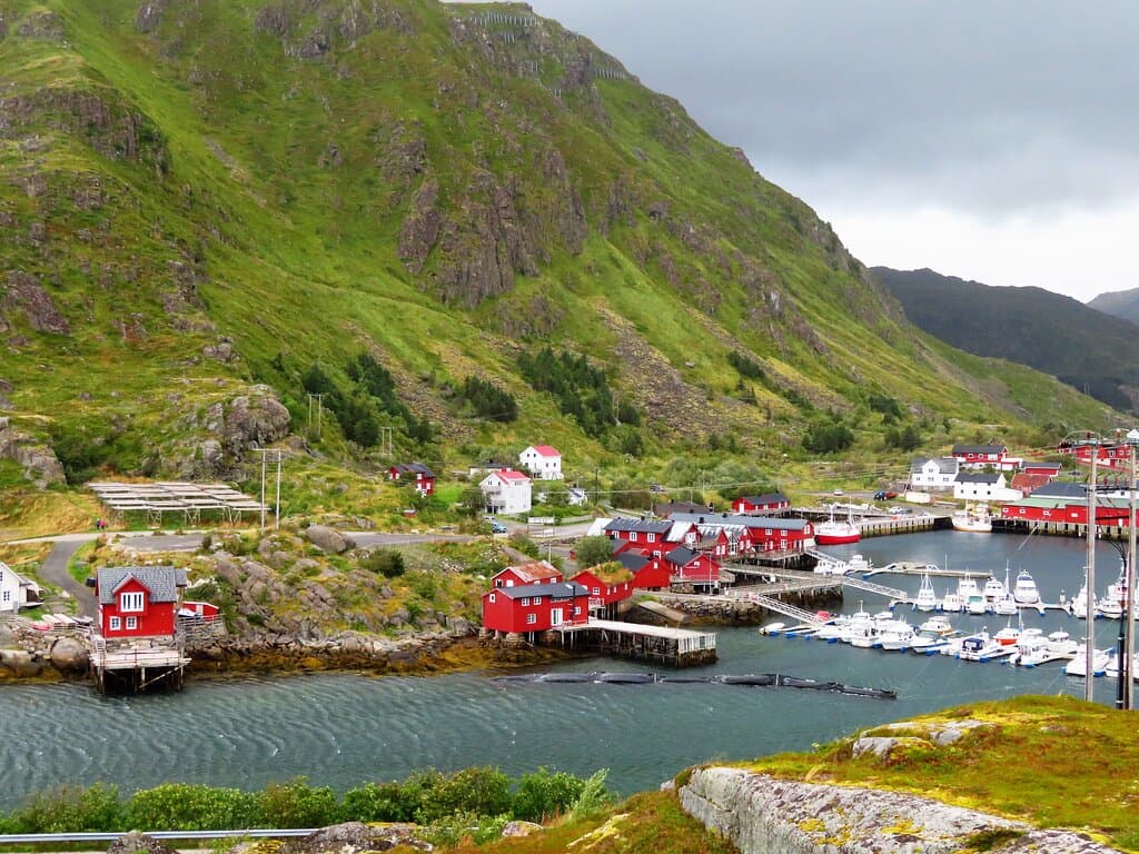 Vista dallo Ballstad Hills View Point
