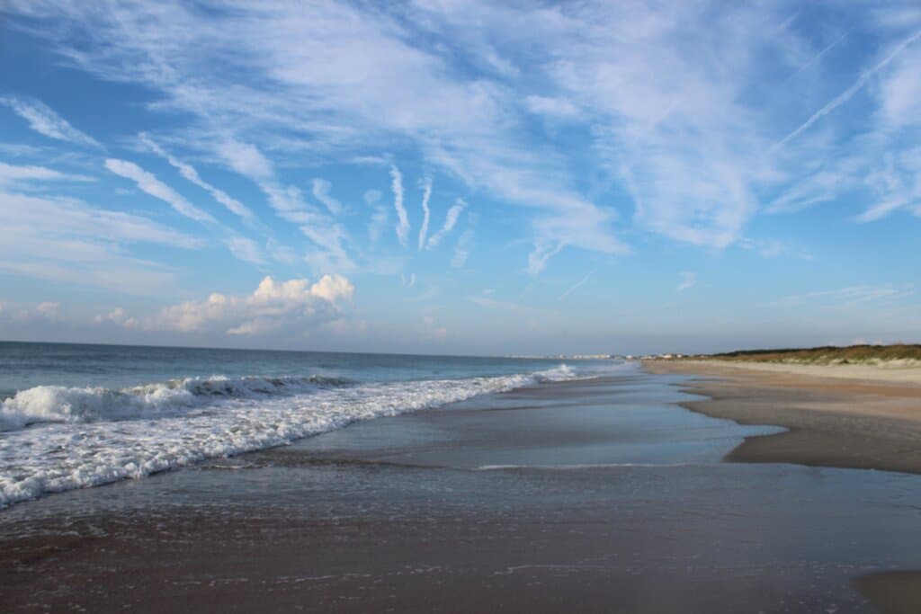 Morning at the beach.